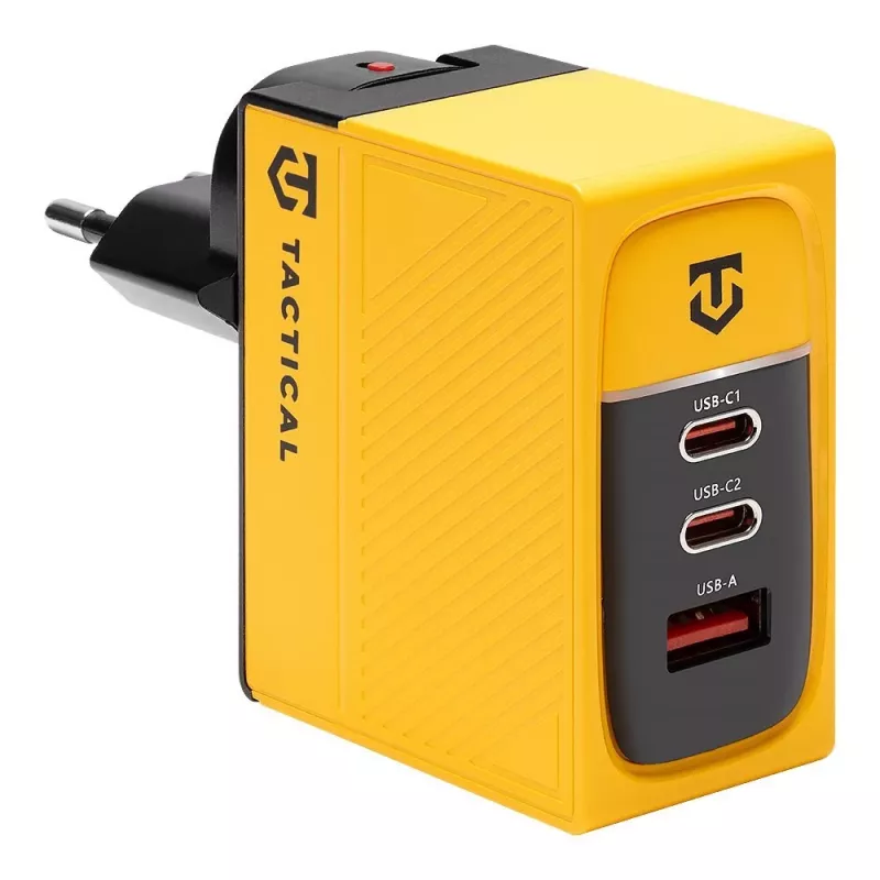 Tactical Nett Warrior GaN 100W gele oplader