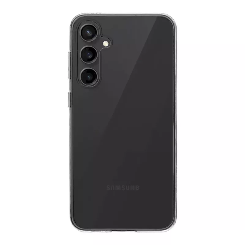 Tactical TPU achterkant hoesje voor Samsung Galaxy S23 FE 5G, transparant