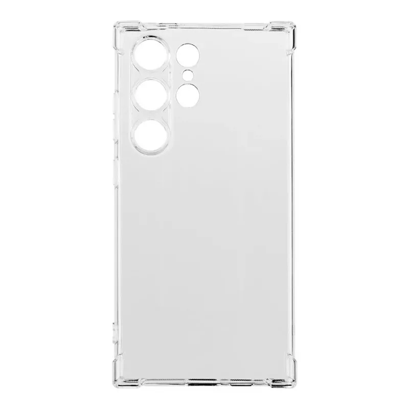 Tactical Back Cover TPU Plyo voor Samsung Galaxy S24 Ultra transparant
