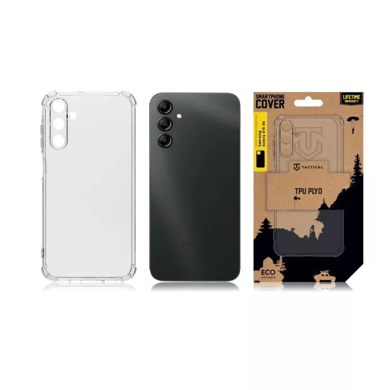 Tactical Back Cover TPU Plyo voor Samsung Galaxy A15 5G transparant