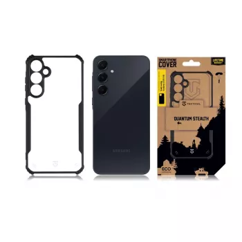 Tactical Back Cover Quantum Stealth Galaxy A35 5G transparant/zwart