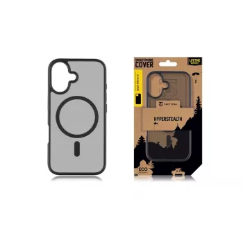 Tactical Back Cover MagForce Hyperstealth voor iPhone 16 - Asphalt