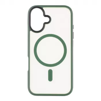 Tactische achterkanthoes MagForce Hyperstealth iPhone 16 bosgroen