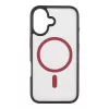 Tactische achterkanthoes MagForce Hyperstealth 2.0 voor iPhone 16, zwart/rood