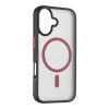 Tactische achterkanthoes MagForce Hyperstealth 2.0 voor iPhone 16, zwart/rood
