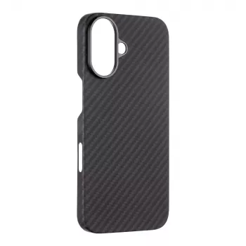 Tactical Back Cover MagForce Aramid voor iPhone 16 zwart