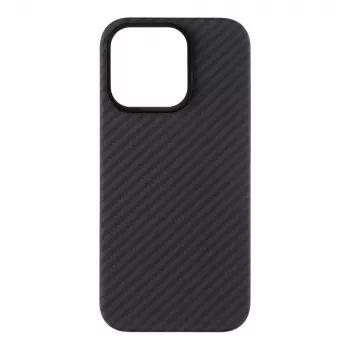 Tactical Back Cover MagForce Aramid voor iPhone 16 Pro zwart