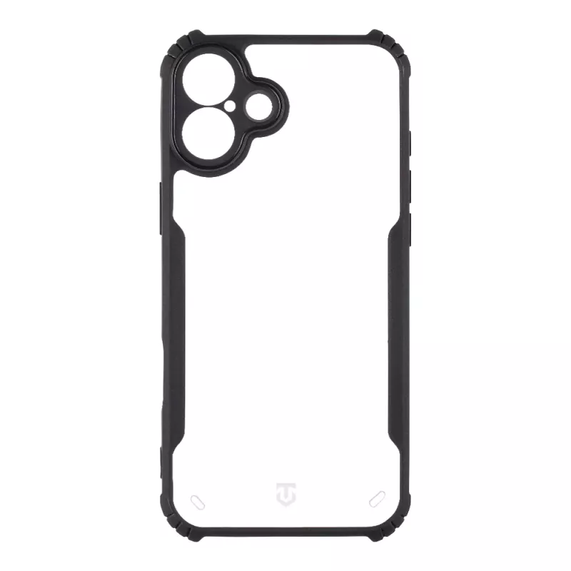 Tactical Back Cover Quantum Stealth iPhone 16 Plus transparant/zwart