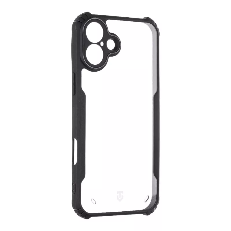 Tactical Back Cover Quantum Stealth iPhone 16 Plus transparant/zwart