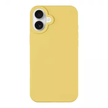 Tactical Back Cover MagForce Velvet Smoothie voor iPhone 16 Plus - Banana Yellow