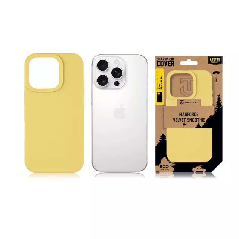 Backcover Tactical MagForce Velvet Smoothie iPhone 16 Pro Banana