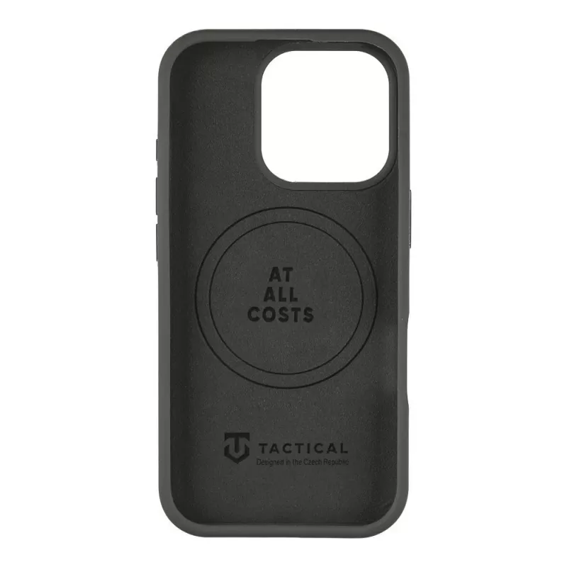 Tactical Back Cover MagForce Velvet Smoothie voor Apple iPhone 16 Pro - Midnight Black