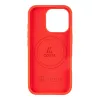 Tactical Back Cover MagForce Velvet Smoothie voor Apple iPhone 16 Pro – Chilli Red