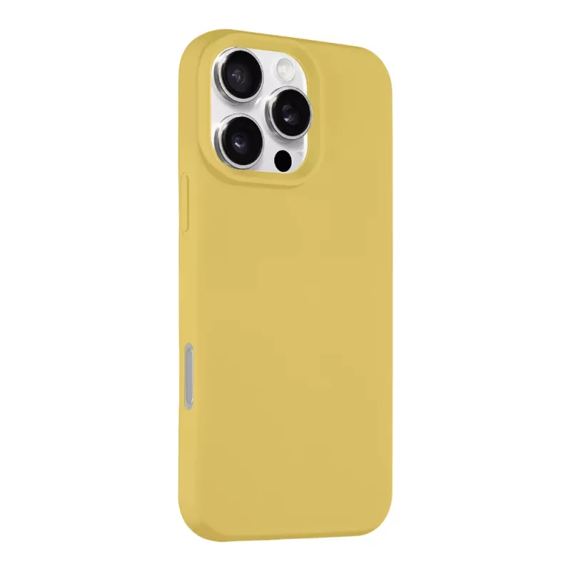 Tactical Back Cover MagForce Velvet Smoothie voor iPhone 16 Pro Max - bananengeel