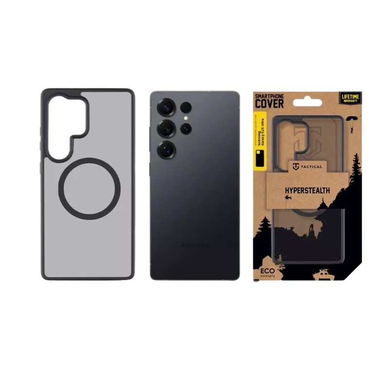 Tactische achterkanthoes MagForce Hyperstealth Galaxy S25 Ultra Asphalt
