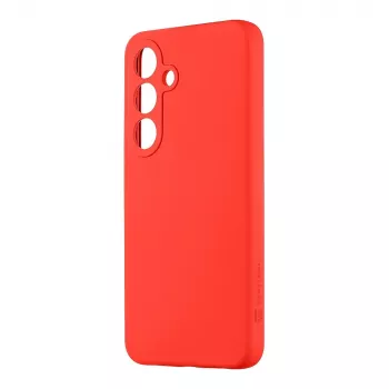 Tactical Back Cover Velvet Smoothie voor Samsung Galaxy S25 - Chilli Red
