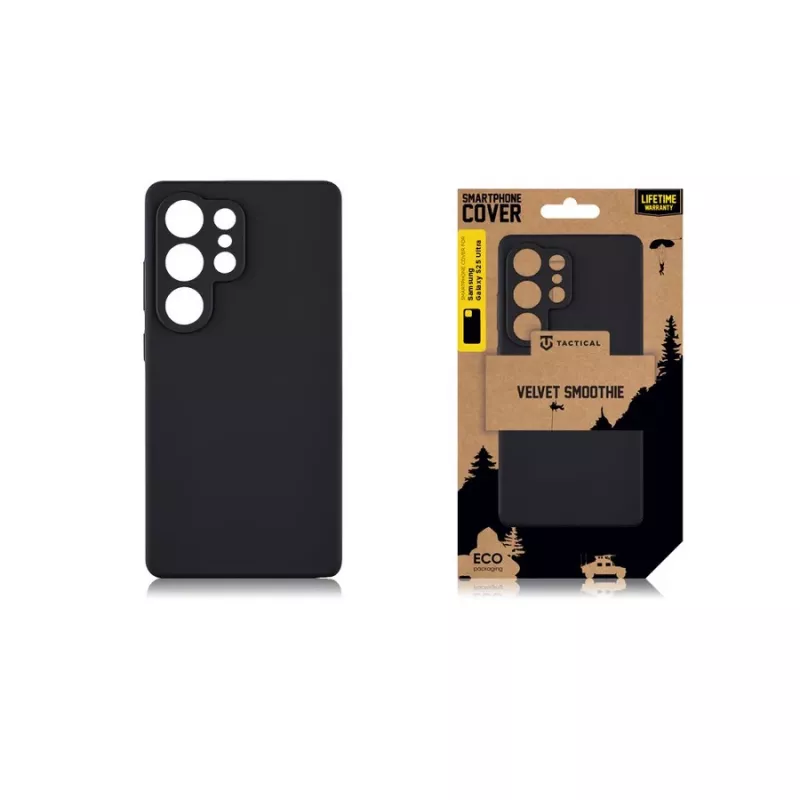 Tactical Back Cover Velvet Smoothie voor Samsung Galaxy S25 Ultra - Asphalt