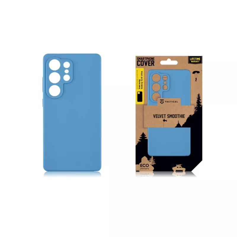 Tactical Back Cover Velvet Smoothie voor Samsung Galaxy S25 Ultra - zwart