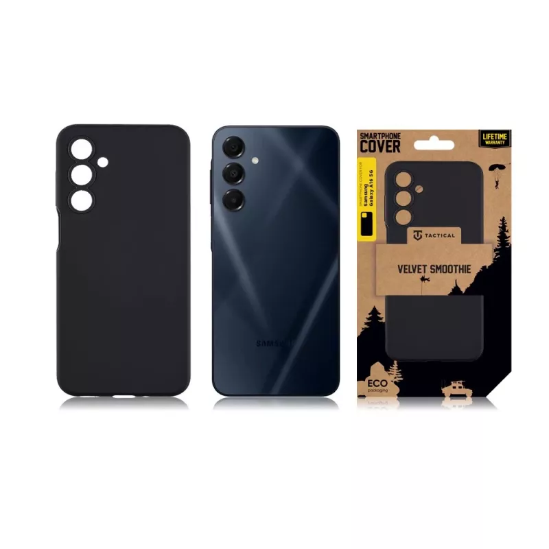 Tactical Back Cover Velvet Smoothie voor Samsung Galaxy A16 4G/5G - Asphalt