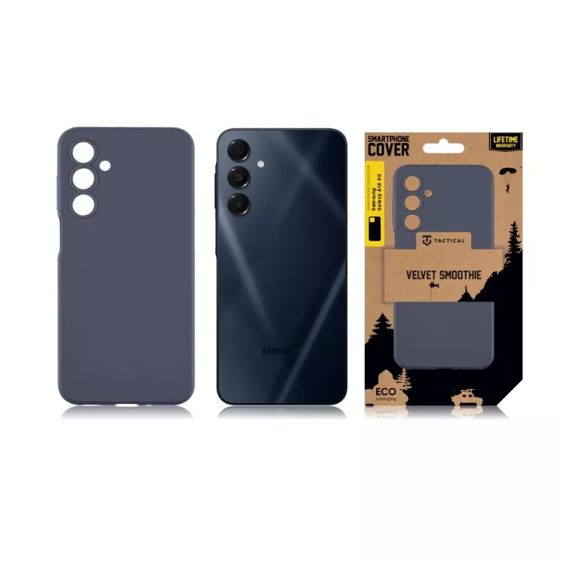 Tactical Back Cover Velvet Smoothie voor Samsung Galaxy A16 4G/5G - zwart