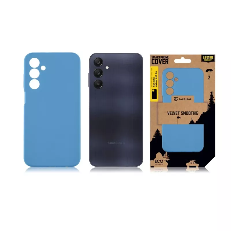 Tactical Back Cover Velvet Smoothie voor Samsung Galaxy A25 5G - zwart
