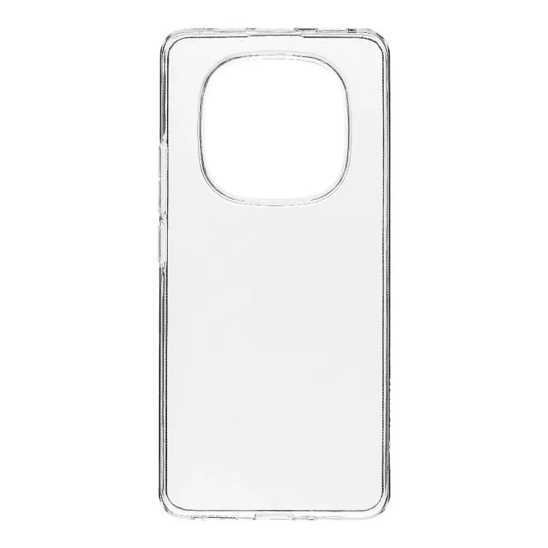 Tactical Back Cover TPU voor Xiaomi Redmi Note 14 Pro 5G transparant