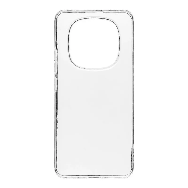 Tactical Back Cover TPU voor Xiaomi Redmi Note 14 Pro+ 5G transparant
