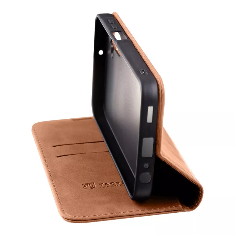 Tactical Book Cover Xproof voor Samsung Galaxy A36 5G, Mud Brown