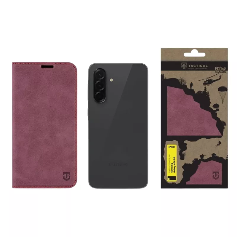 Tactical Book Cover Xproof voor Samsung Galaxy A36 5G, Red Beret