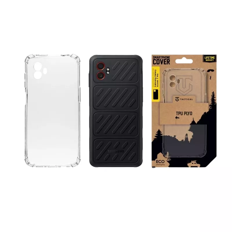 Tactical Back Cover TPU Plyo Galaxy Xcover 7 Pro transparant