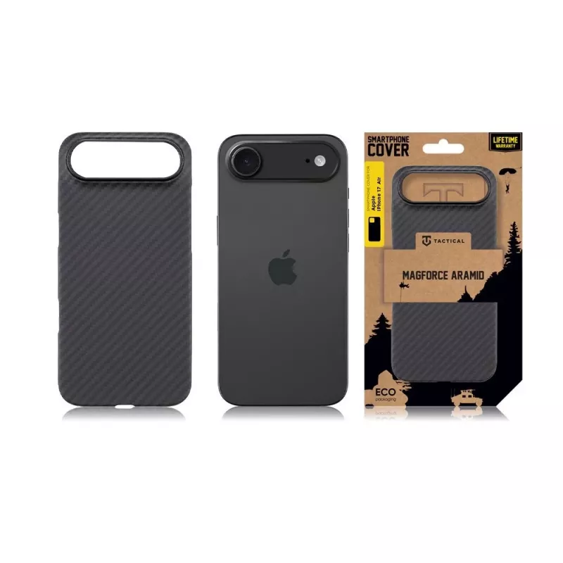 Tactical Back Cover MagForce Aramid voor iPhone Air zwart