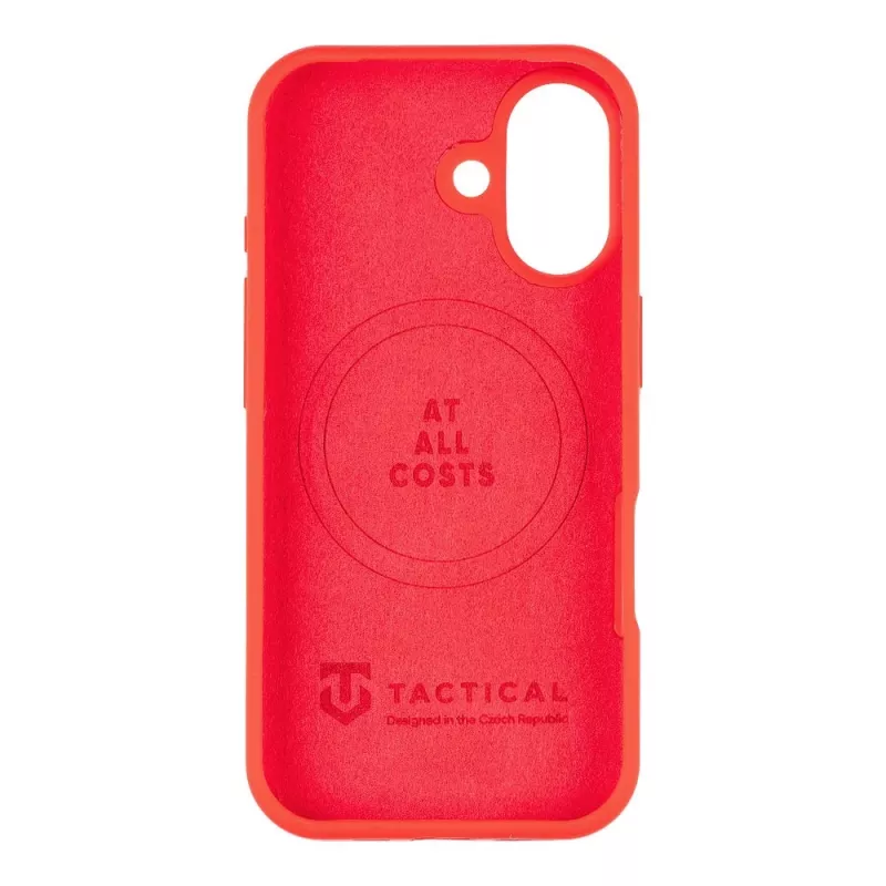 Tactical Back Cover MagForce Velvet Smoothie voor Apple iPhone 17 – Chilli Red