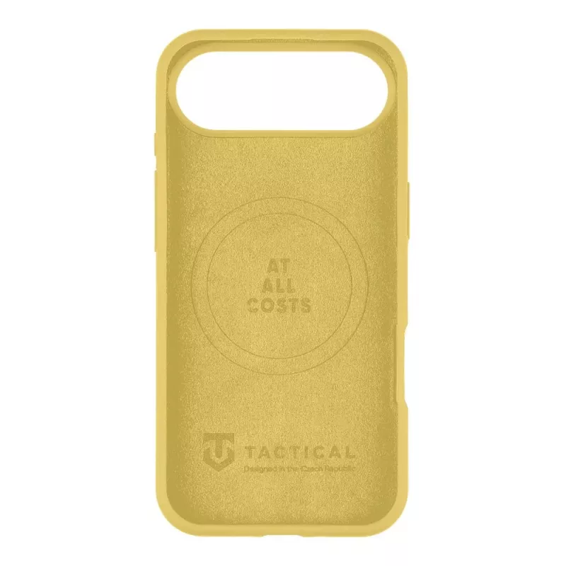Tactical Back Cover MagForce Velvet Smoothie voor Apple iPhone 17 Air - Banana Yellow