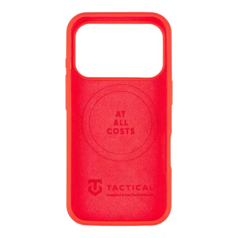 Tactical MagForce Velvet Smoothie Back Cover voor iPhone 17 Pro - Chilli Red