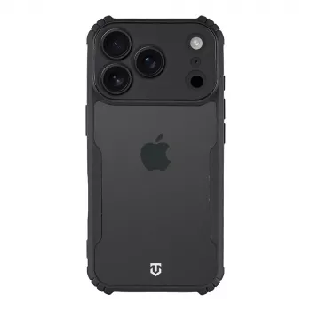 Tactical Back Cover Quantum Stealth iPhone 17 Pro Transparant/zwart