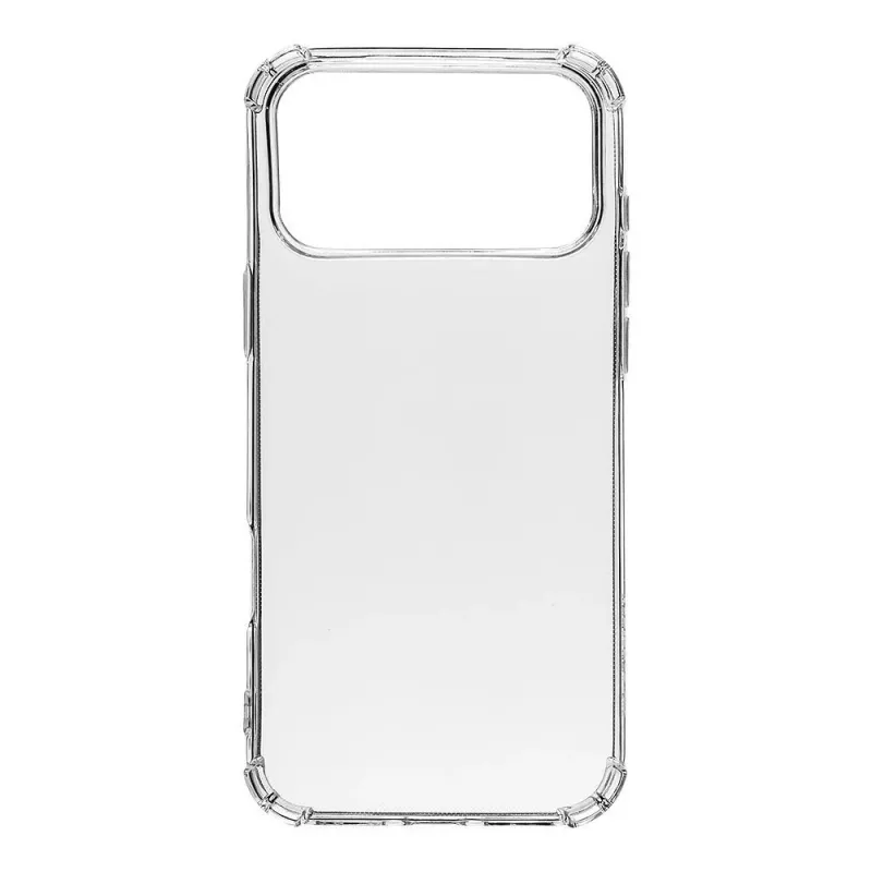 Tactische achterkanthoes TPU Plyo voor Apple iPhone 17 Pro Max transparant