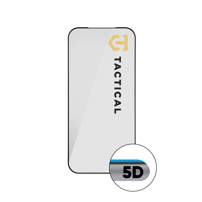 Tactical Glass Shield 5D voor iPhone 17 Pro zwart