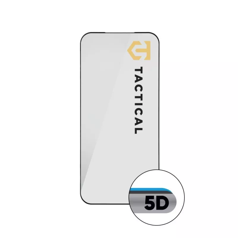 Tactical Glass Shield 5D voor iPhone 17 Pro Max zwart