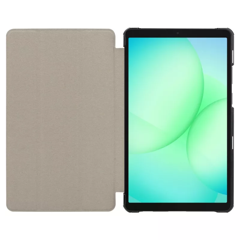 Tactical Book Cover Tri Fold voor Samsung Galaxy Tab A9 8,7 inch zwart