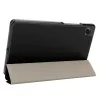 Tactical Book Cover Tri Fold voor Samsung Galaxy Tab A9 8,7 inch zwart