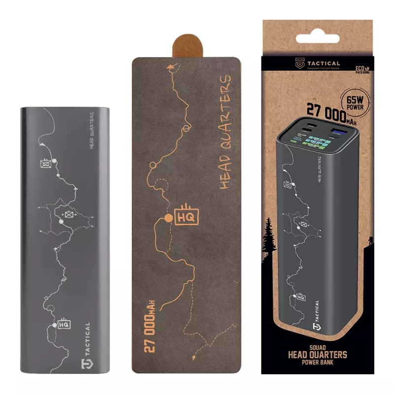 Tactical Squad Head Quarters 65W 27000mAh powerbank