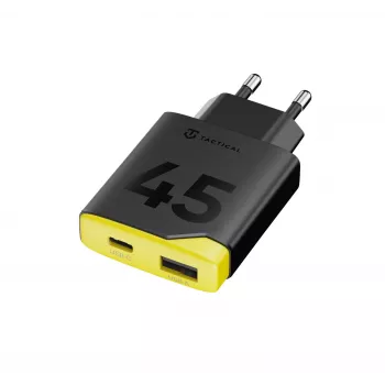 Tactical Minimi GaN 45W AC USB-C wandlader zwart