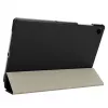 Tactical Book Cover Tri Fold Galaxy TAB A11+ zwart