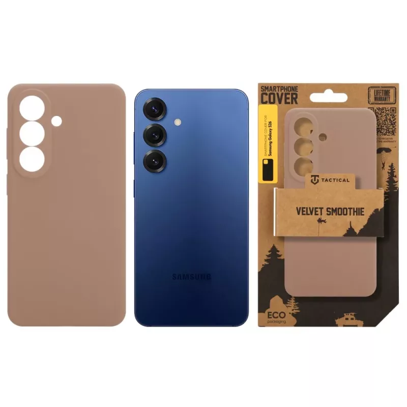 Tactical Back Cover Velvet Smoothie voor Samsung Galaxy S26 - zwart
