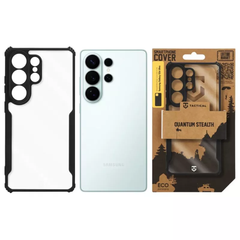 Tactical Back Cover Quantum Stealth Galaxy S26 Ultra transparant/zwart