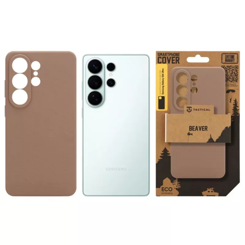 Tactical Back Cover Beaver voor Samsung Galaxy S26 Ultra, zwart