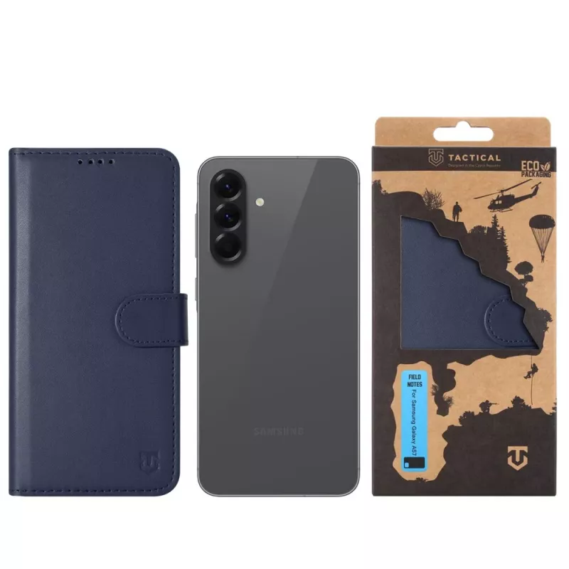 Tactical Book Cover Field Notes Galaxy A57 blauw