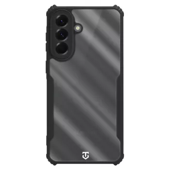 Tactische achterkanthoes Quantum Stealth Galaxy A57 transparant/zwart