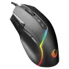 Rampage Comfort gaming-muis, programmeerbaar, 12800 DPI RGB, zwart