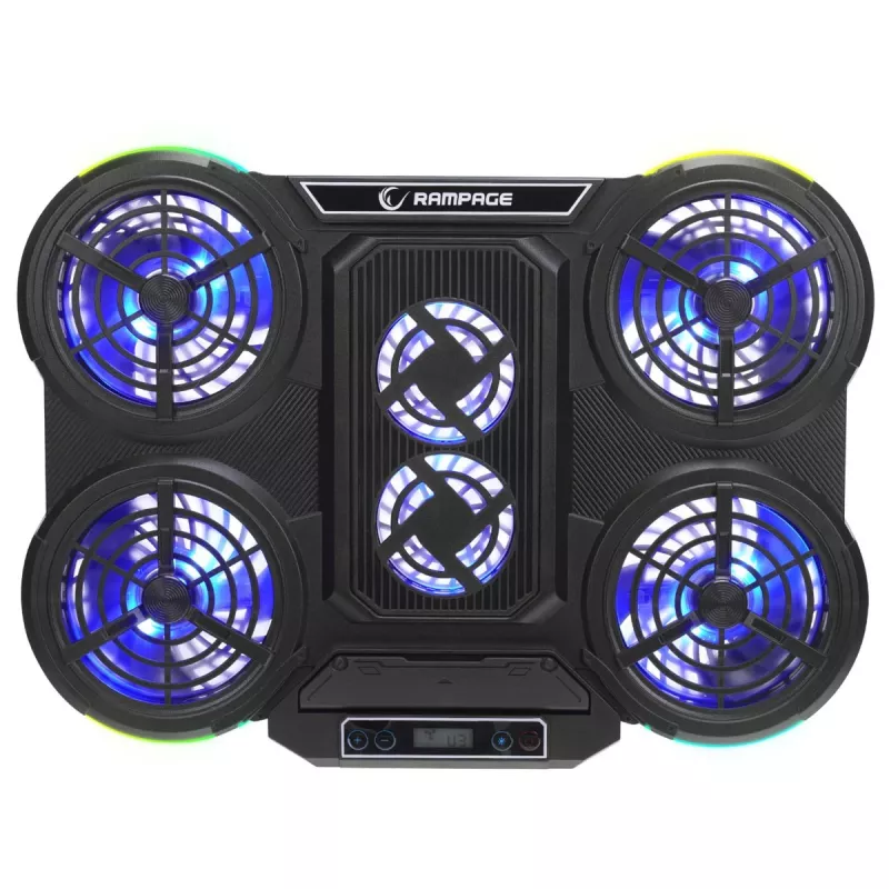 Rampage PROTE R6 Laptopkoelstandaard, 10-17 inch, RGB